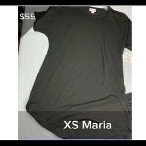 Lularoe solid black XS Maria maxi dress BNWT